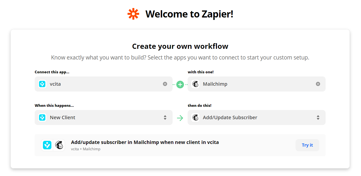 Getting started with Zapier